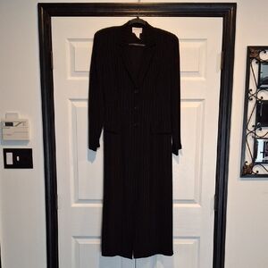 Hugo Buscati Black Long Sleeve Sheath Blazer